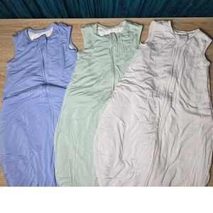 Duomiaomiao Baby Sleep Sack Size S 1.0 TOG Bamboo Wearable Blanket Bundle of 3